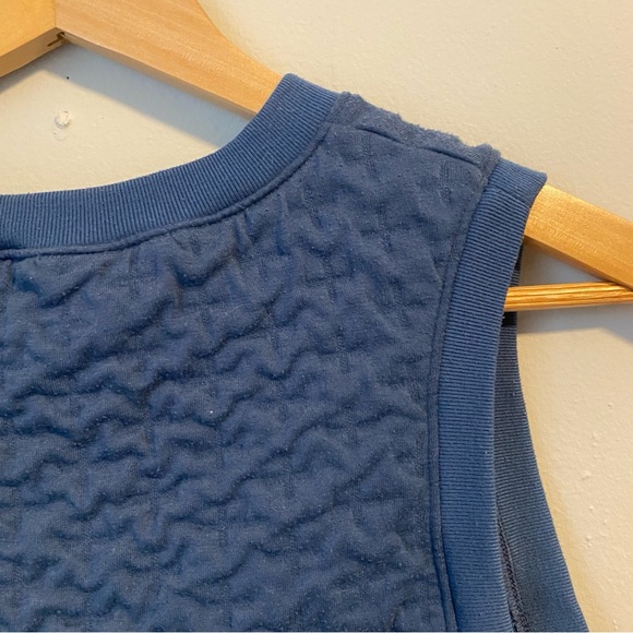 JoyLab sleeveless quilted pullover blue tank top L - Picture 7 of 10